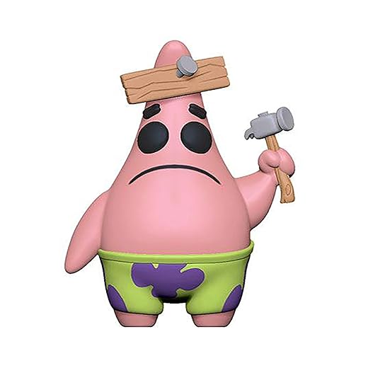 Funko Pop! Animation: Spongebob Squarepants - Patrick With Board, Multicolor, Standard