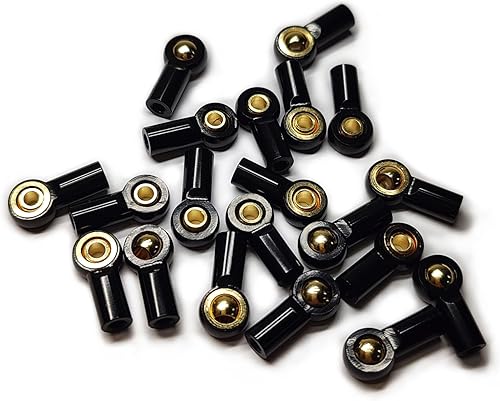 Miniatura 4 de 20 piezas M3 rótula Rod End Head Link aleación de aluminio anodizado vivienda para 110 RC Car Tamiya HSP traxxas Axial SCX10 Redcat Truck Buggy