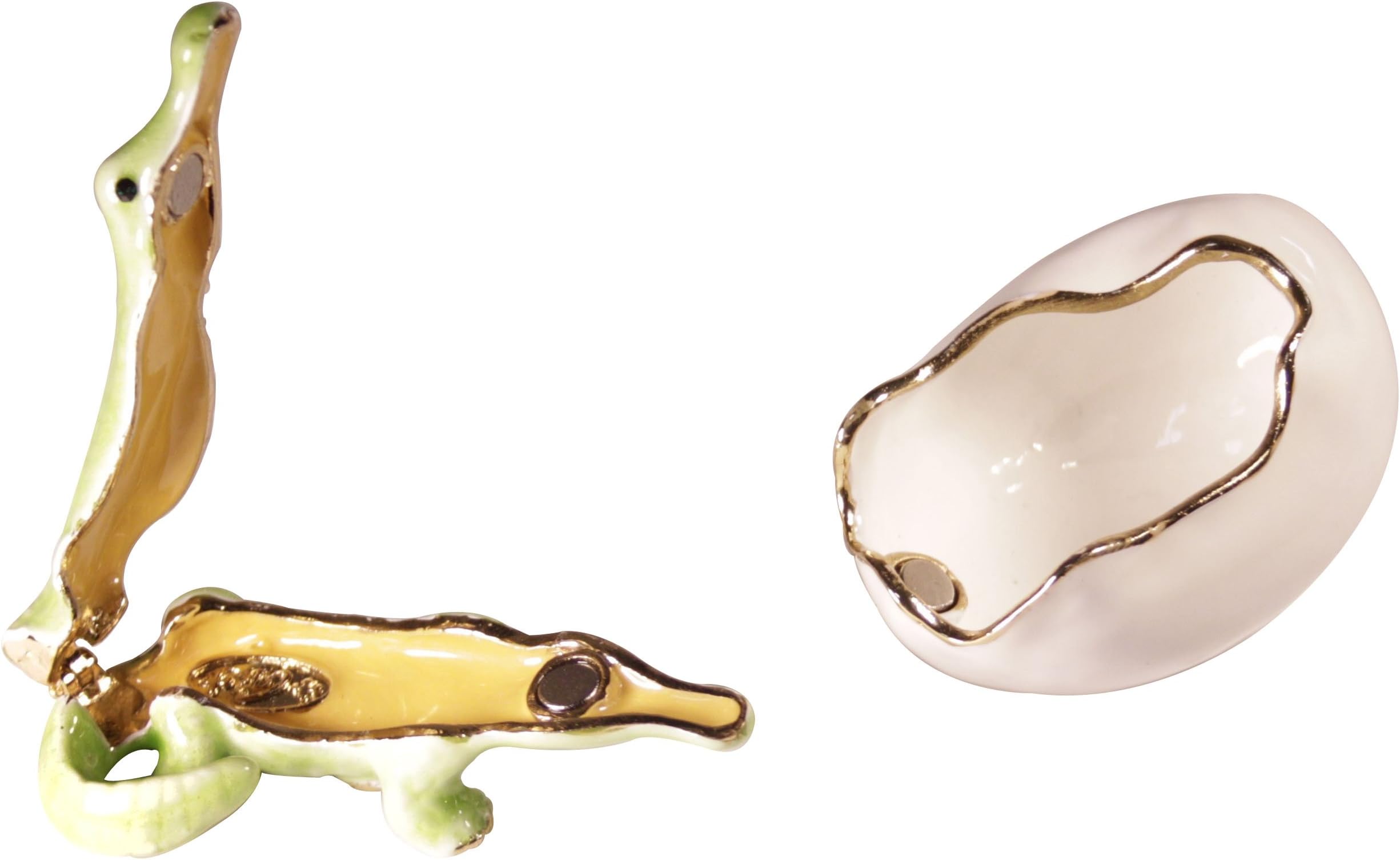 Cristiani Collezione Hatched Allegator Trinket Box