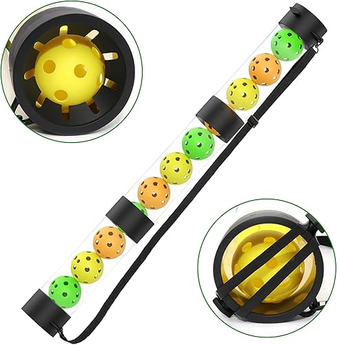 Pickleball Ball Retriever & Ball Hopper Storage con correa Pickle Balls Tubo Pickup