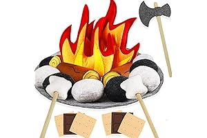 Kids Pretend Felt Play Campfire Set