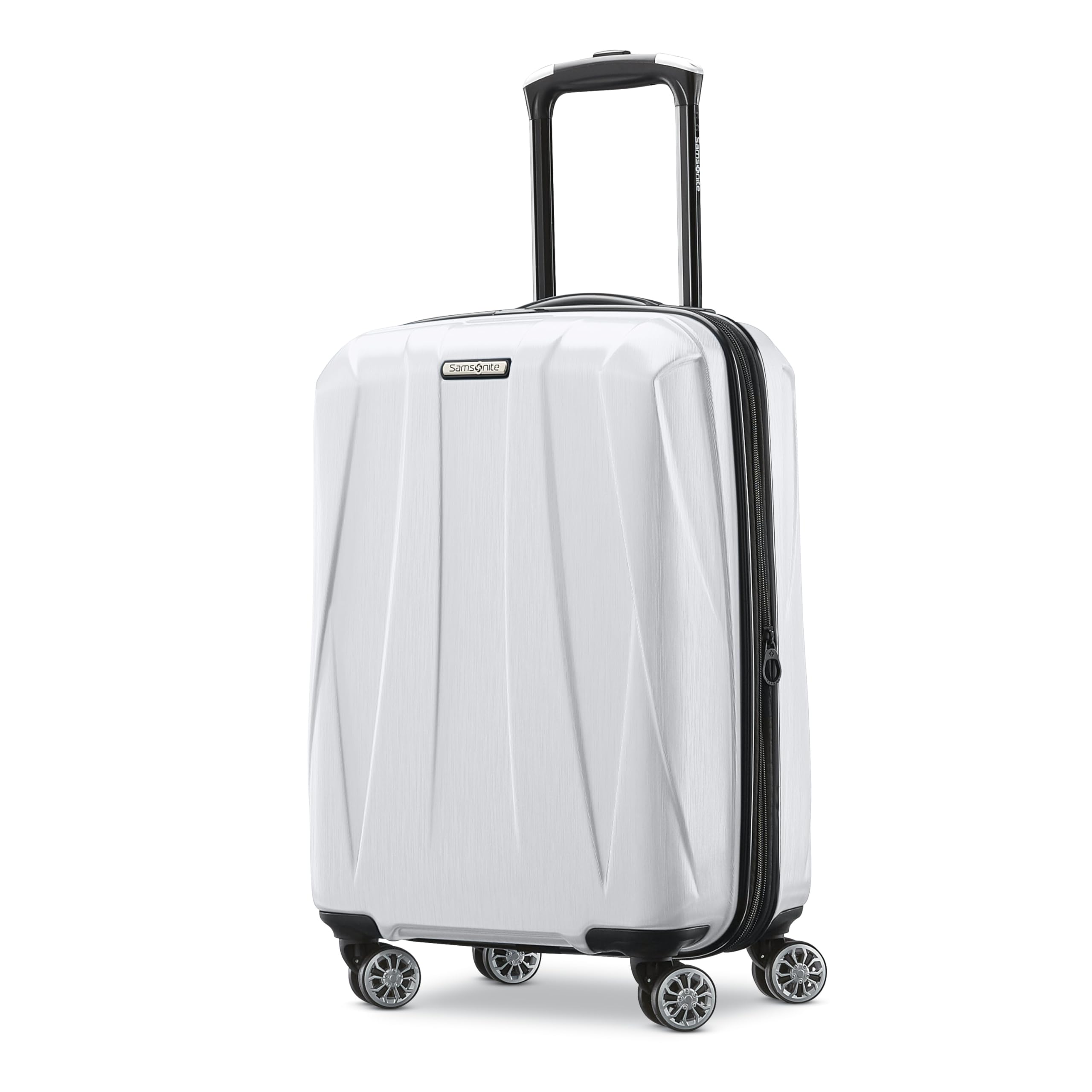 Samsonite Centric 2 Hardside Expandable Luggage with Spinners, White, 22X14X9 Carry-on