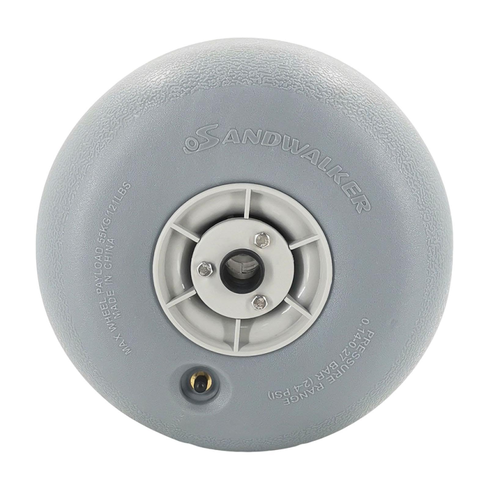 Ruedas Tipo Globo, Resistentes, de Material PU, Neumáticos Inflables de Alto Rendimiento, Accesorios para Carritos de Playa, Uso Prolongado, Fácil