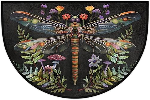 Miniatura 26 de Pardick Money - Tapete semicircular de billete de 100 dólares, antideslizante, duradero, lavable, para sala de estar, dormitorio