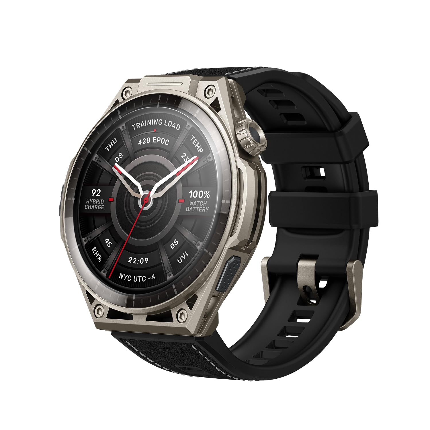 Amazfit Balance Ultra Smart Watch, 1.5" AMOLED Sapphire Glass, iOS/Android | 49mm, 30-Day…