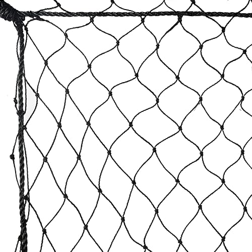 TNZMART Red de respaldo de béisbol negra Red de práctica de béisbol Red de barrera deportiva duradera Red de bateo para béisbol