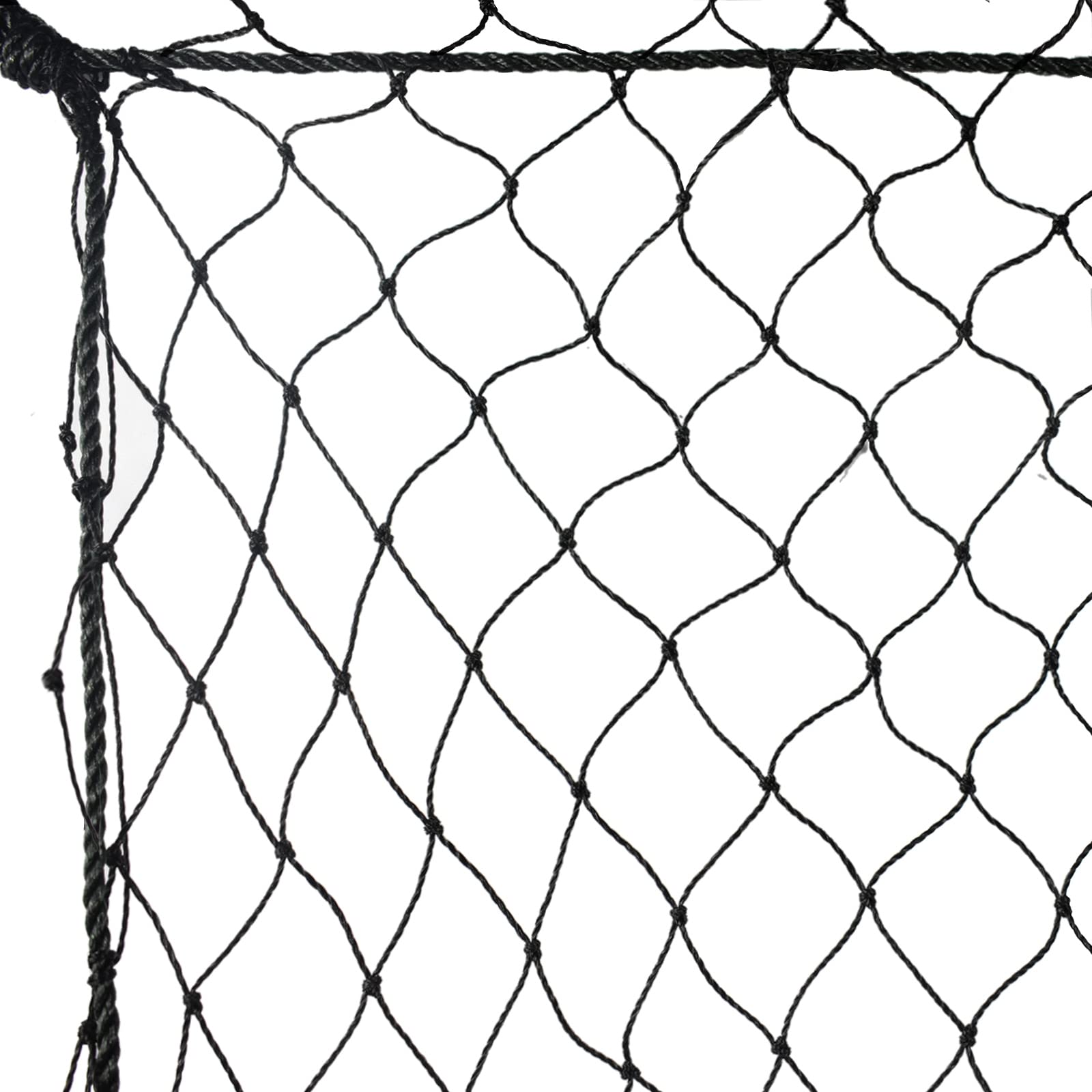 TNZMARTBlack Baseball Backstop Nets Baseball Practice Net Durable Sports Barrier Netting Batting Net for Baseball