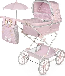 Puppenwagen Sophie faltbar mit Sonnenschirm von DeCuevas 82075