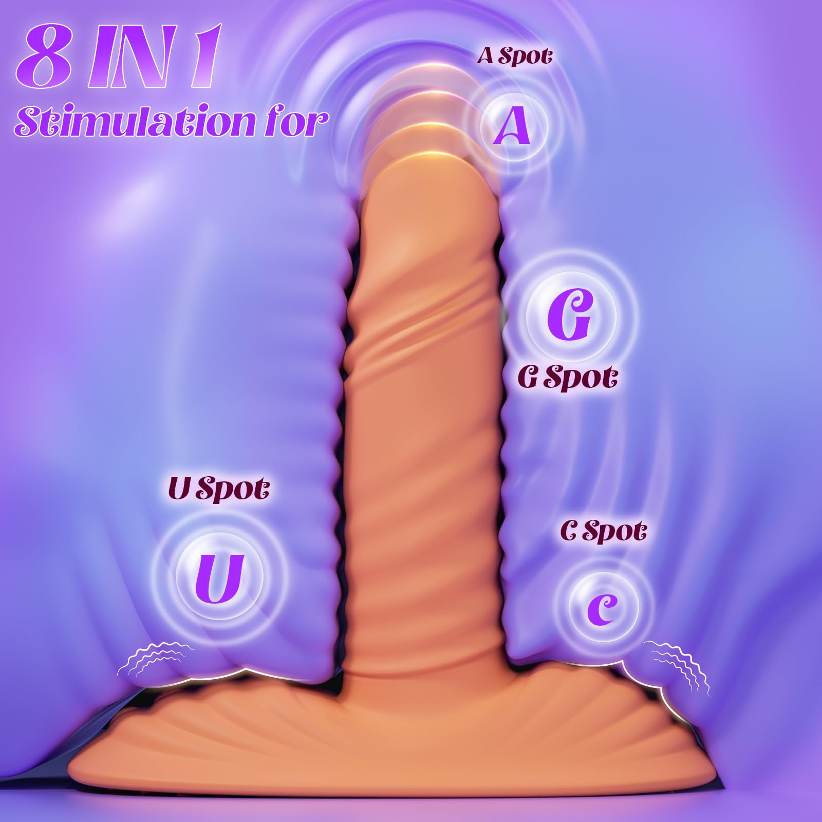 Prostate Massager Anal Dildo Anal Toys, BEISAR Grinder Butt Plug Male Sex Toys for Men Women Sex Toy Adult Toys 9 Vibrating 3 Thrust, Anal Plug G Spot Vibrator Ride Anal Beads Strapless Strap-On Dildo