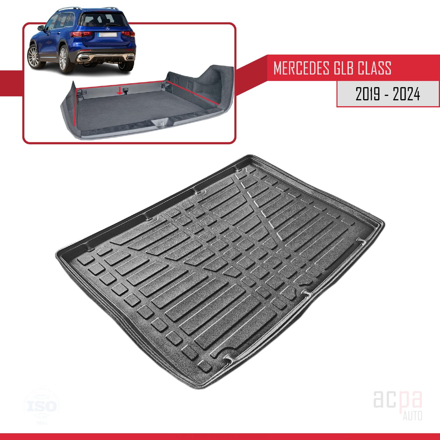 Cubierta De Carga De Maletero Para Merced Benz GLB X247 250 180 200 2020 ~ 2023 Bandeja Cudo De Seguridad Cortina Partición Accorios De Privacidad - AliExprs 34