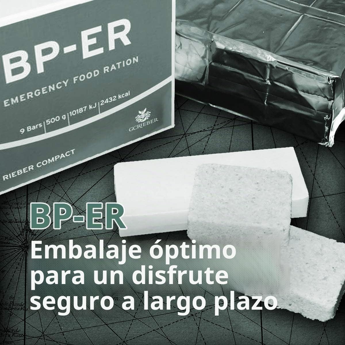 Lebenskraft BP ER Elite Emergency Food 6 x 500 gramos del fabricante líder