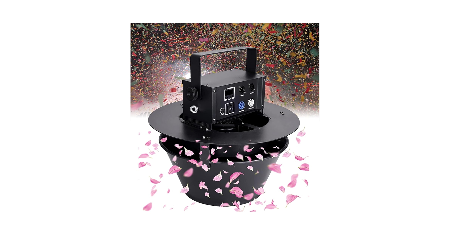 Amazon.co.jp: 紙吹雪マシン 100W サスペンド紙吹雪ランチャー