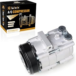 AC Compressor with Clutch Compatible with 1997-2006 Ford F-150 ,V6 4.2L GAS replace for CO 101510C F65Z19V703JA