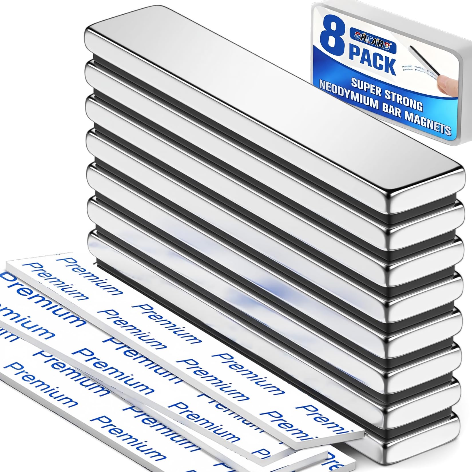 Grtard 120 Pack Powerful Neodymium Bar Magnets, Rare Earth Magnet Bar, Rectangle Magnet, Neodymium Magnets for Outdoor, Fridge, Whiteboard-Mix Size — Amazon image 10