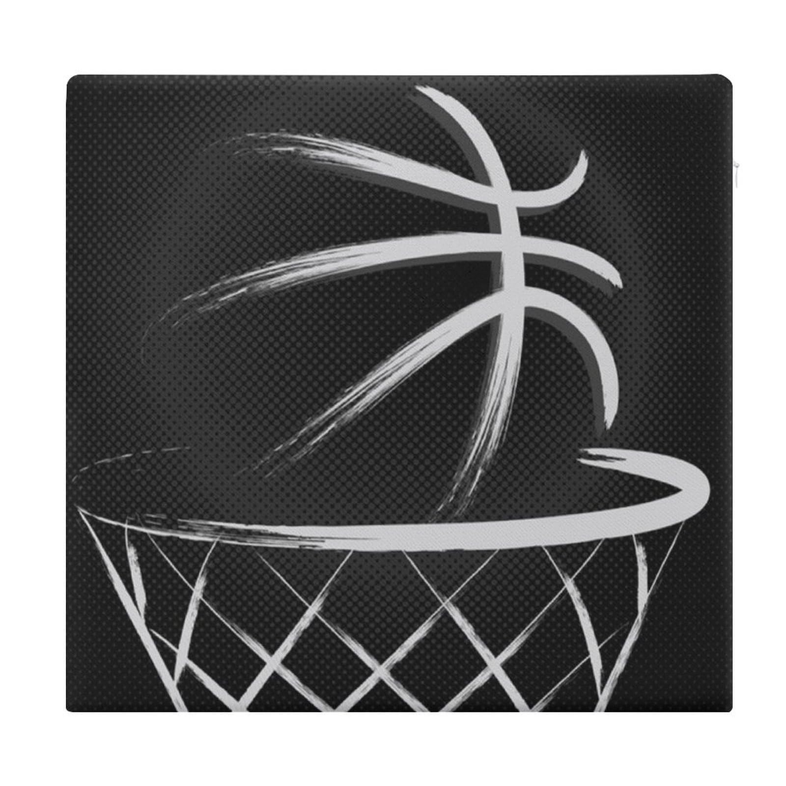 JZemdybill Chair Pad, Basketball Seat Pad, Square Chair Cushion for Yoga Living Room Balcony