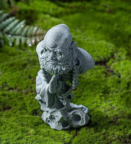 Miniatura 5 de livelyfish Estatua de Buda meditante, pecera, estatuas de Buda zen, figuras de pensador de piedra arenisca para acuario, jardín, decoración del