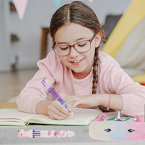 Miniatura 4 de Haclury Juego de regalos de unicornio de Navidad para niñas de 6 a 8 años, caja de regalo de cumpleaños para niñas adolescentes de 3, 4, 5, 6, 7, 8,