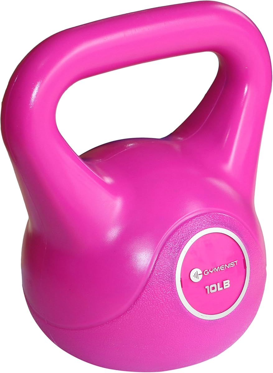 Exercise Kettlebell Fitness Workout Body Equipment Choose Your Weight Size (10 LB)