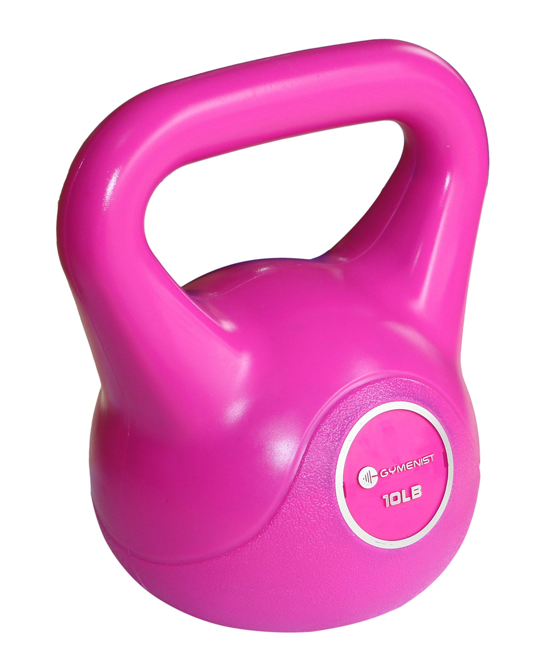 GYMENIST Exercise Kettlebell Fitness Workout Body Equipment Choose Your Weight Size (10 LB)