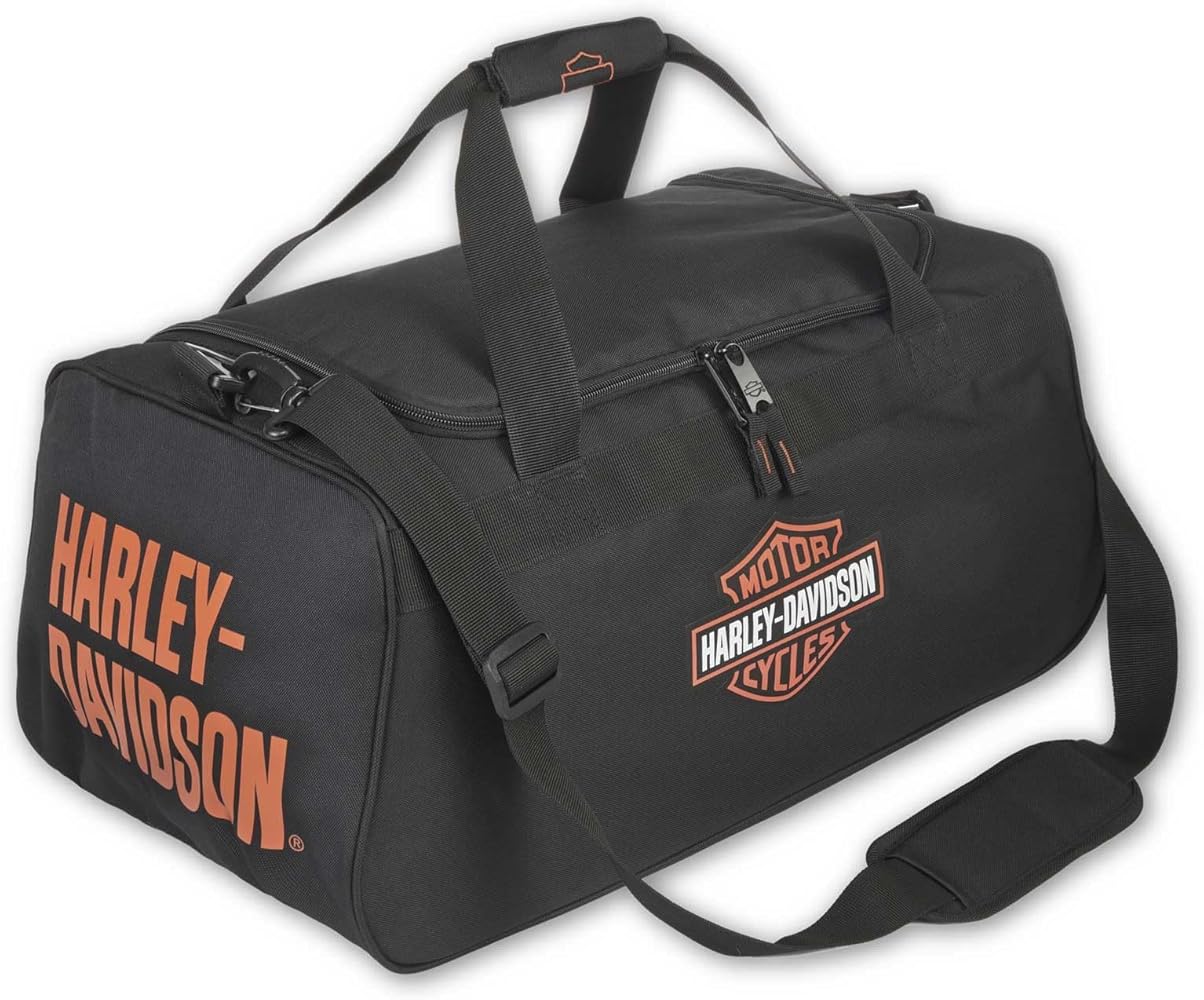 Amazon.com: Harley-Davidson Orange Bar & Shield Logo Zip Rugged