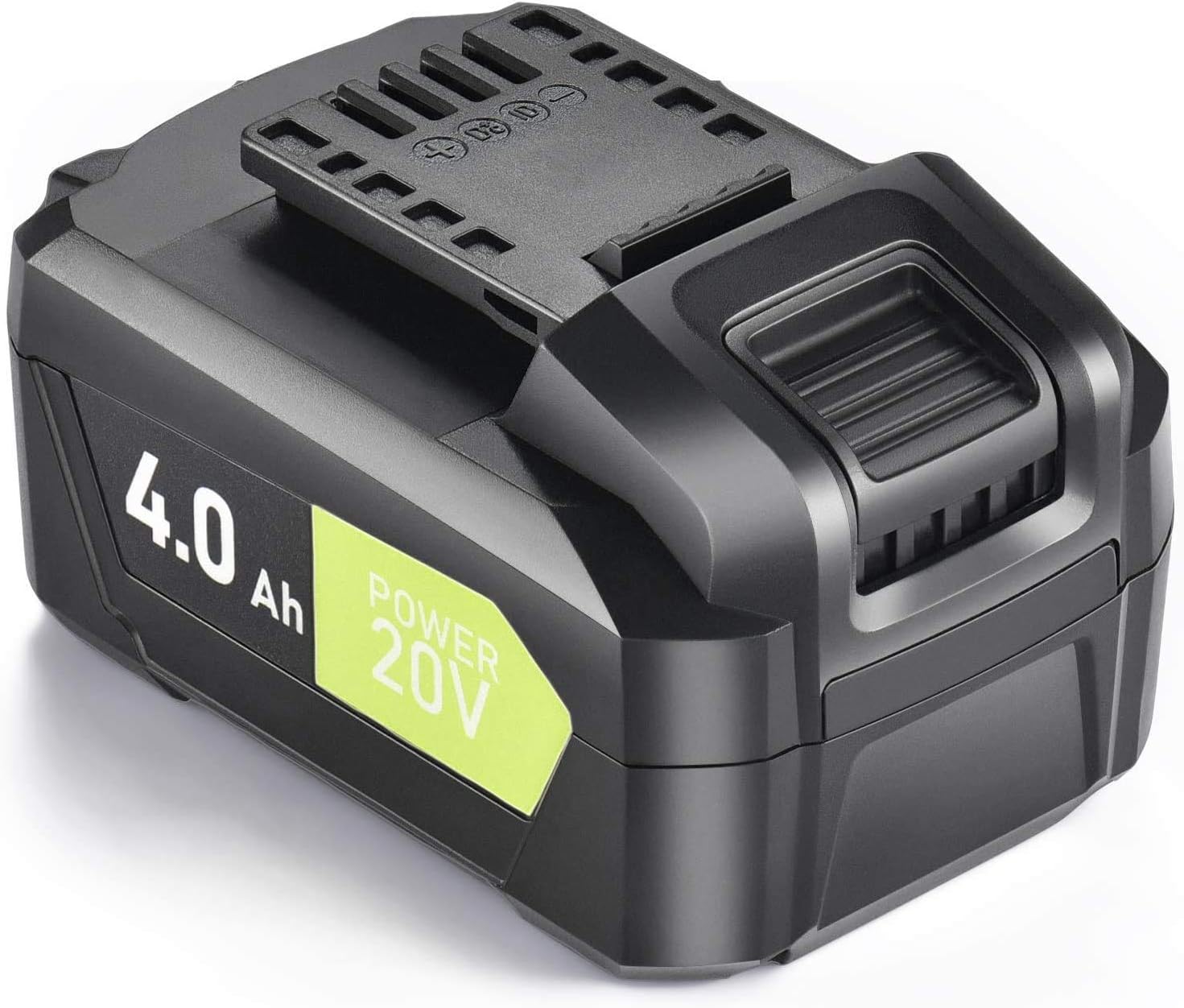 SnapFresh 20V Lithium Battery - 4.0Ah Li-ion Battery Packs for Cordless Tools, Long Life Battery Work with All Cordless Tools Only, Lithium-Ion Battery Support Fast Charging (BBT-DC40A)