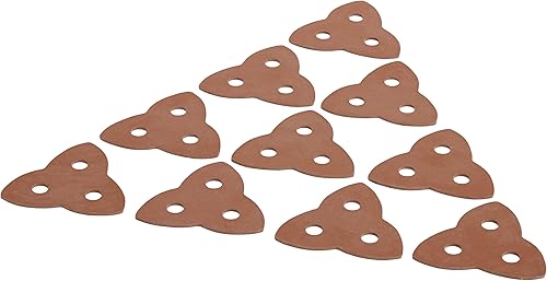 Miniatura 2 de Garden Things GC-2003 - Conector de estaca de goma elástica para plantas, 3 agujeros, color negro