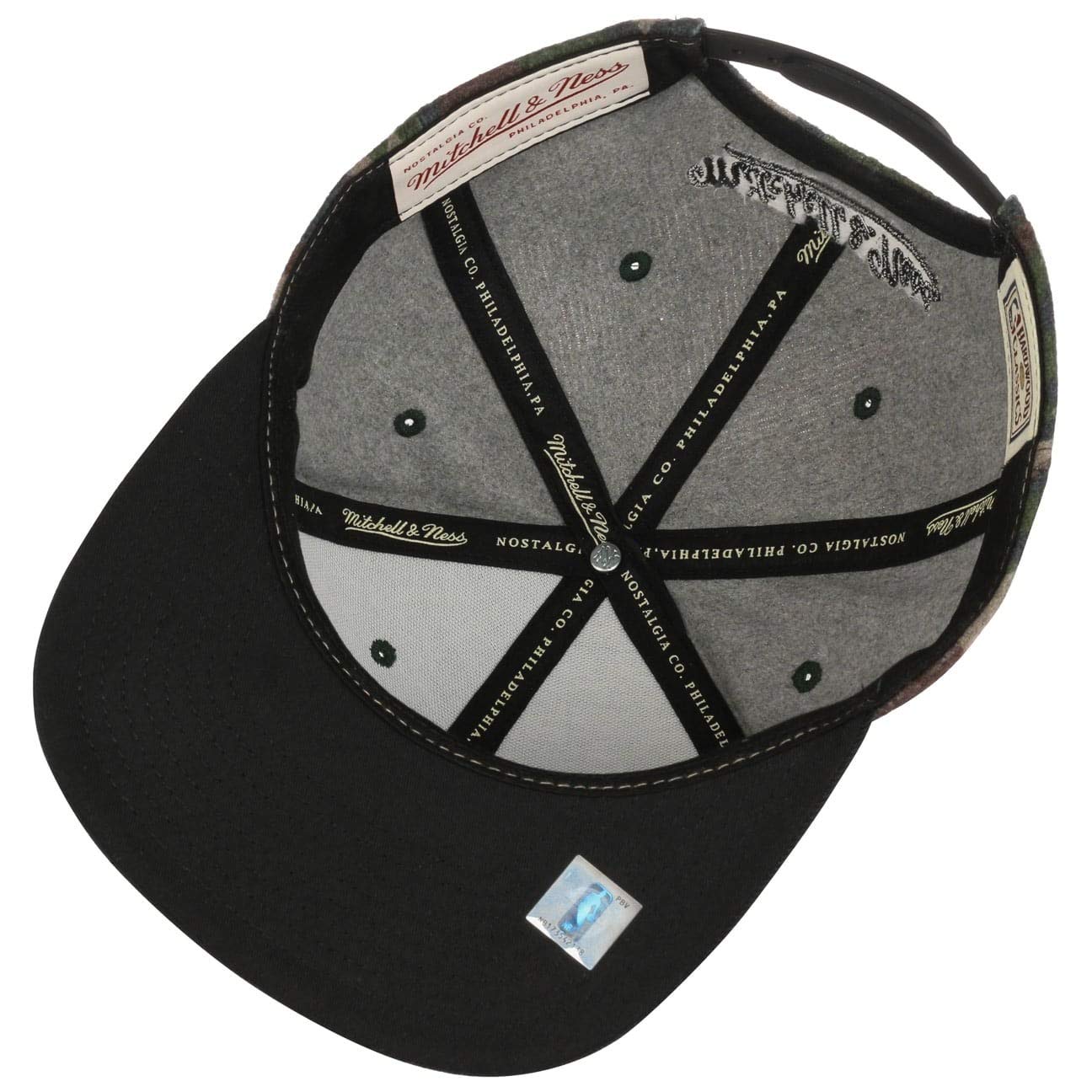 Mitchell & Ness Cappellino Camo Flannel Bucks& Cappello Hiphop Snapback cap NBA