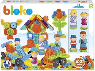 BLOKO Auto Set di 100 4 Figure di Famiglia 3D, Mul