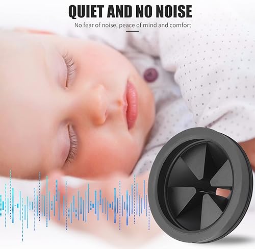 Miniatura 5 de Protectores contra salpicaduras para eliminación de basura, paquete de 2 deflectores de fregadero de 3 18 pulgadas, eliminador de desechos de