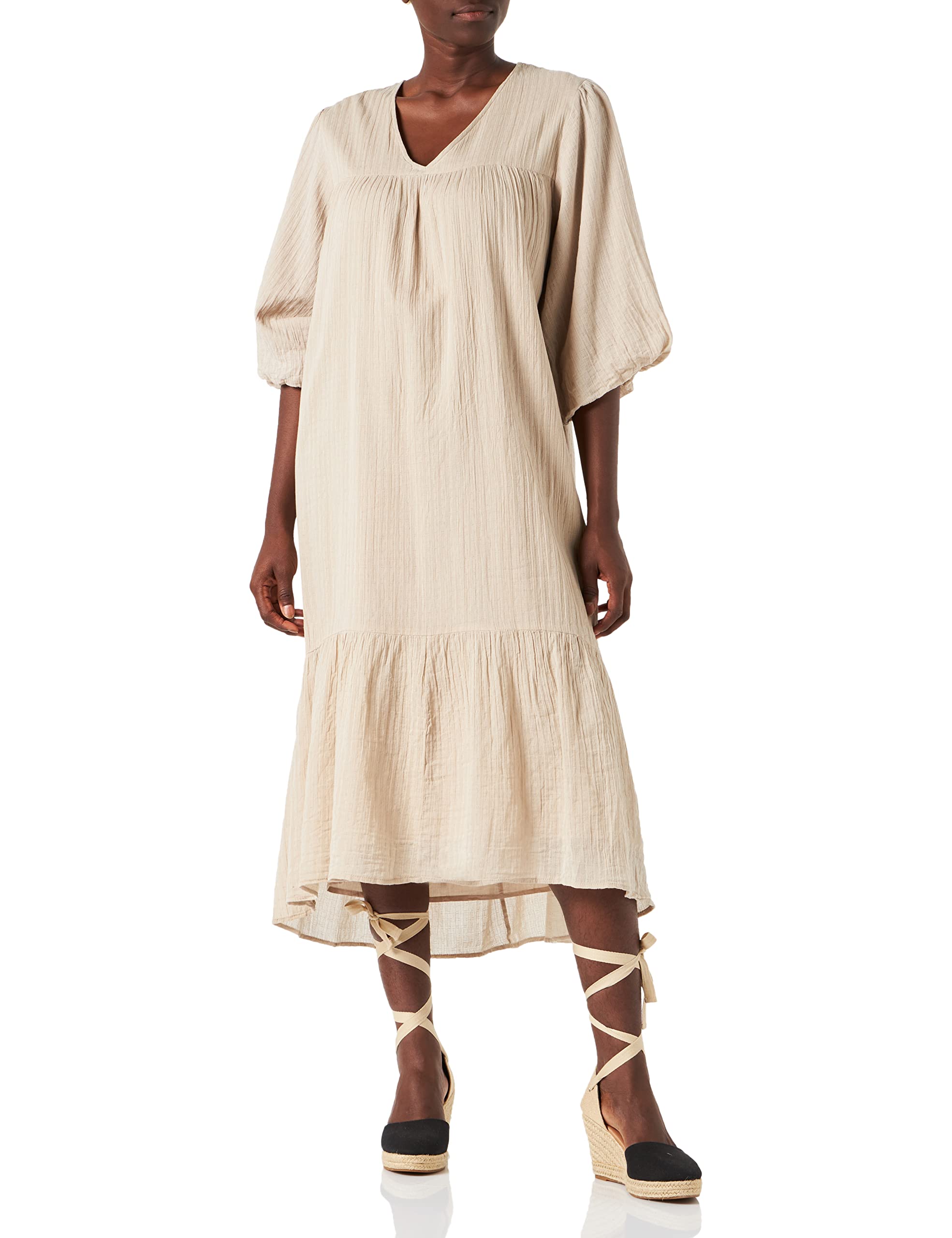 Noa Noa Women's Cotton Summer Dress, Castle Wall, 18