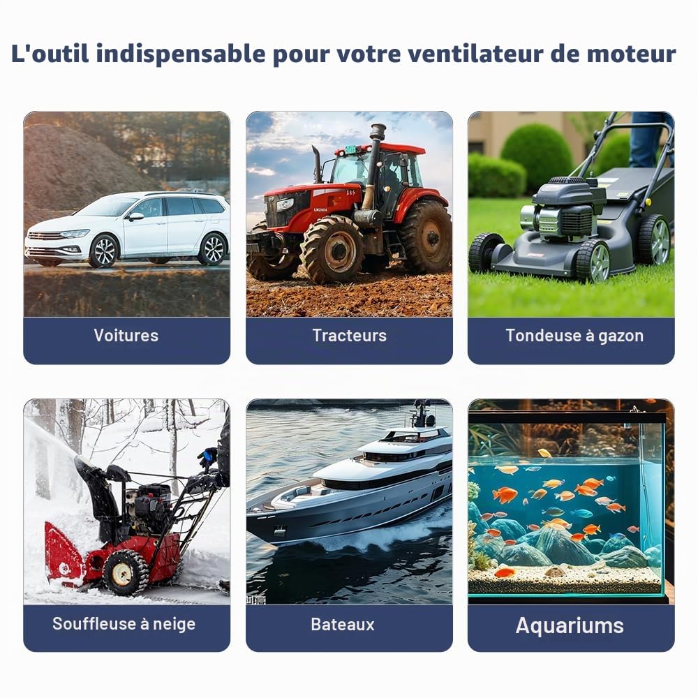 Pompe Carburant Électrique avec Stop Automatique, Pompe Essence Electrique, Pompe de Transfert de Carburant Auto Stop avec Adaptateur 3 Tailles und 1M Tuyau pour Huile Essence Diesel (9 LPM)