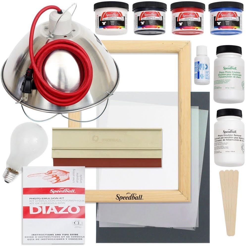 Emulsion Screen Printing Starter Bundle, Reusable Screen
