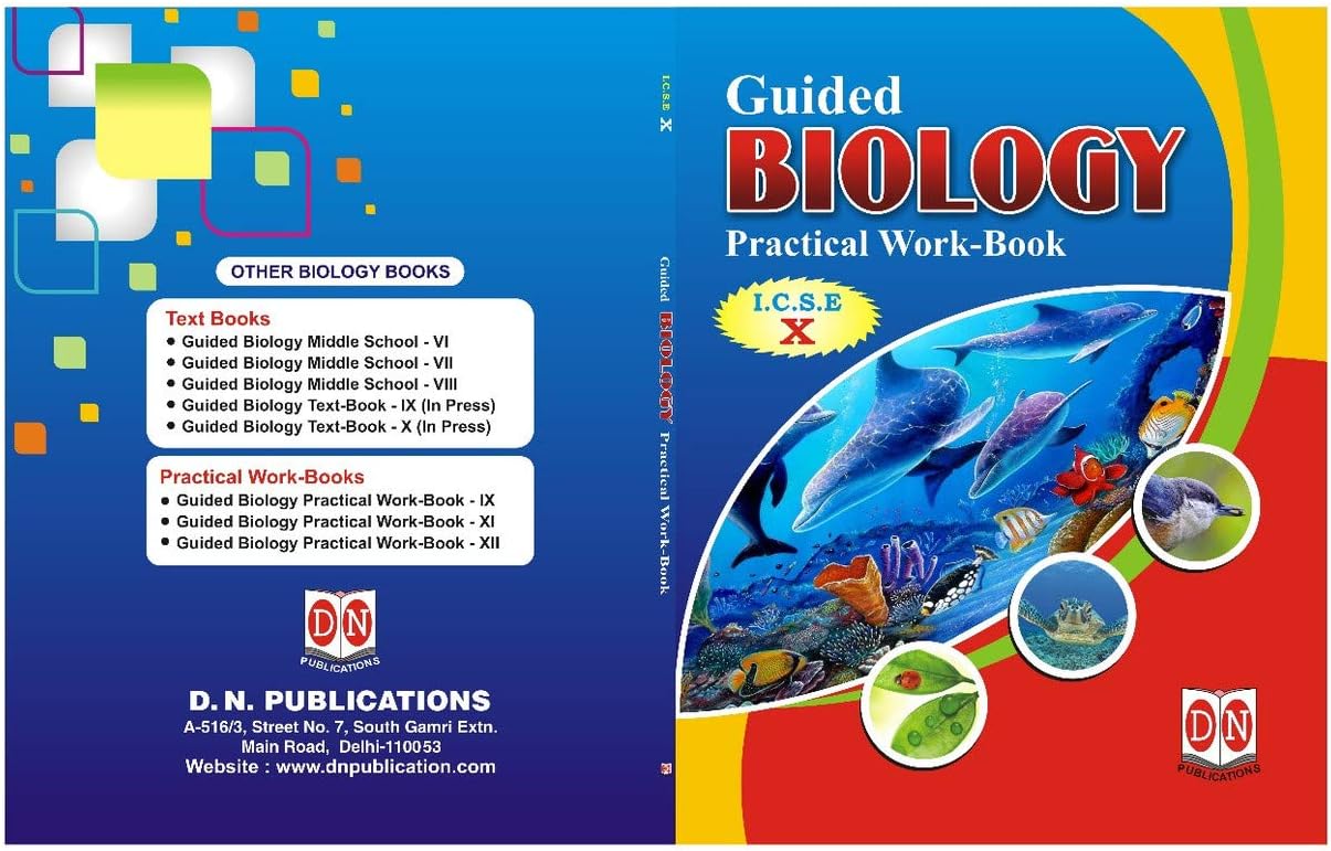 Guided Biology Practical Word - Book (I.C.S.E - X)