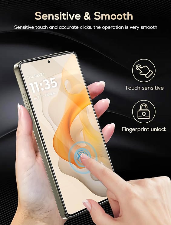 4-Pack Screen Protector Tempered Glass for Moto G Stylus 5G (2024)，9H+ Hardness，High Definition，Ultra Resistant，No Bubbles No Dust,Easy Installation，Case Friendly
