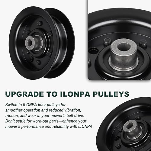 Miniatura 3 de La polea tensora plana 132-9420 reemplaza 106-2175 para Exmark Toro 32 38 42 50 y 54 pulgadas Deck Quest E-Series S-Series Timecutter SS 3200 SS