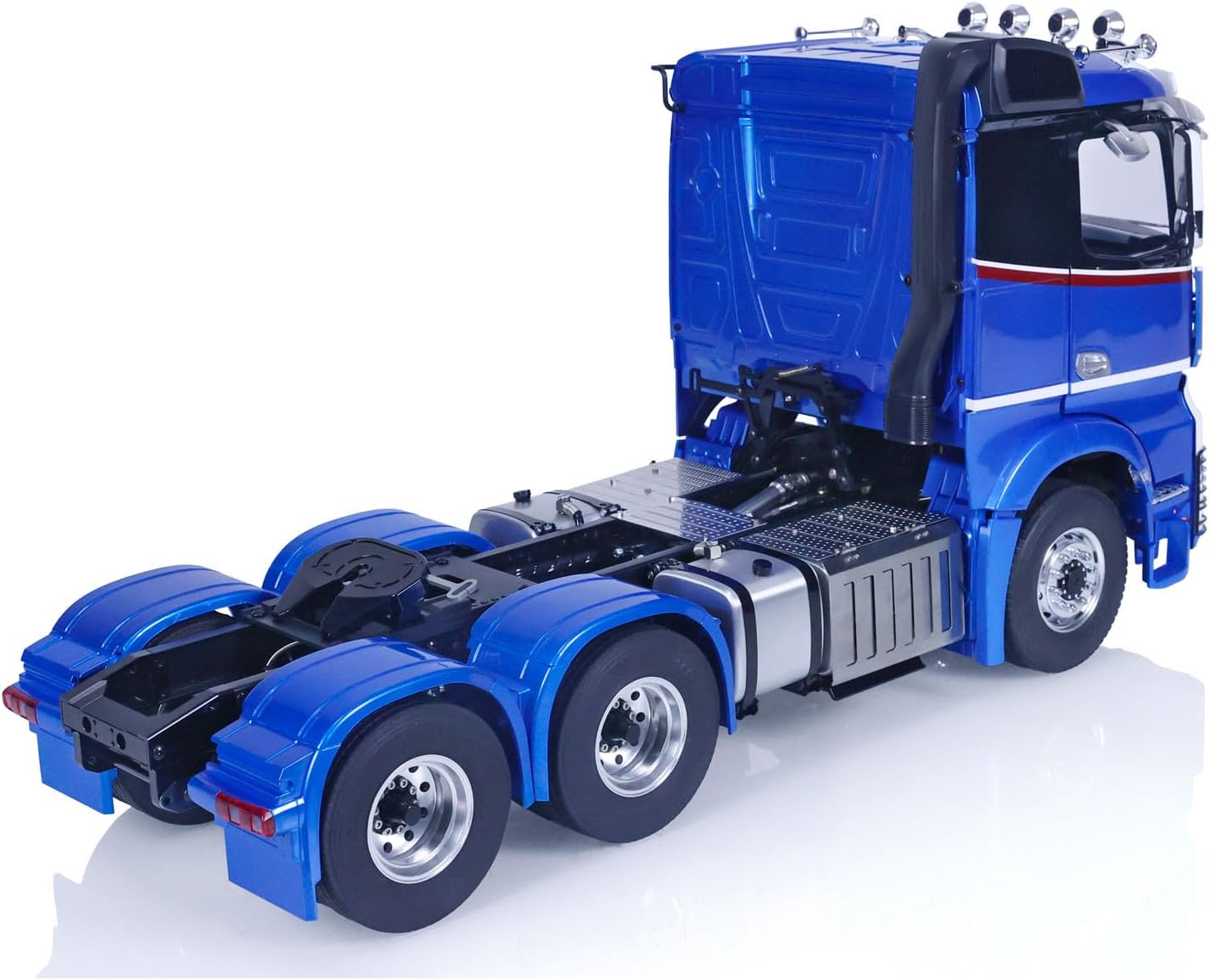 6X6 1/14 RC Tractor Truck Remote Control Car Smoke Unit Sound Light for Adult Hobby Red White Black(PNP-Edition)