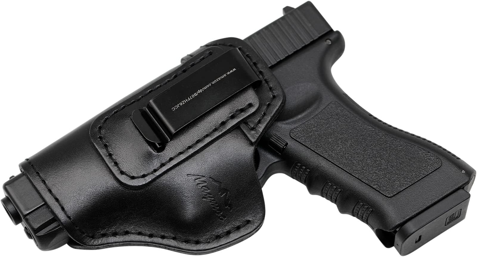 IWB Leather Holster, Gun Holster Compatible for Glock 17 19 22 23 26 / Sig Sauer P226 P229 SP2022 / Springfield XD XDS XDM/S&W M&P Shiedld 9MM