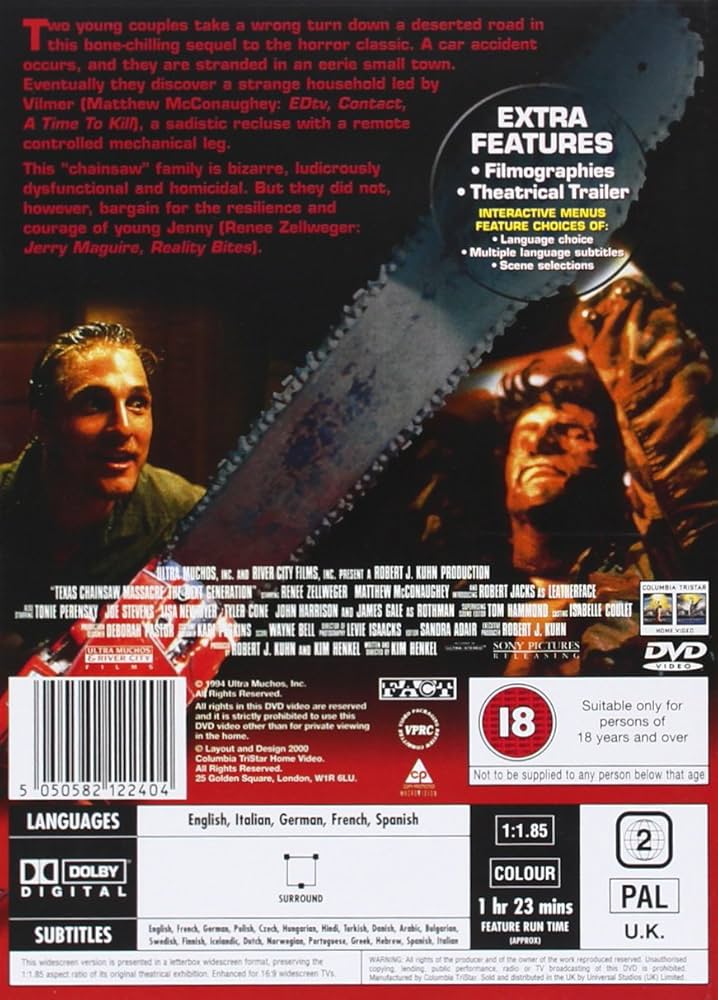 ハナタレナックス　DVD Texas Chainsaw Massacre : The Next Generation (Fullscreen