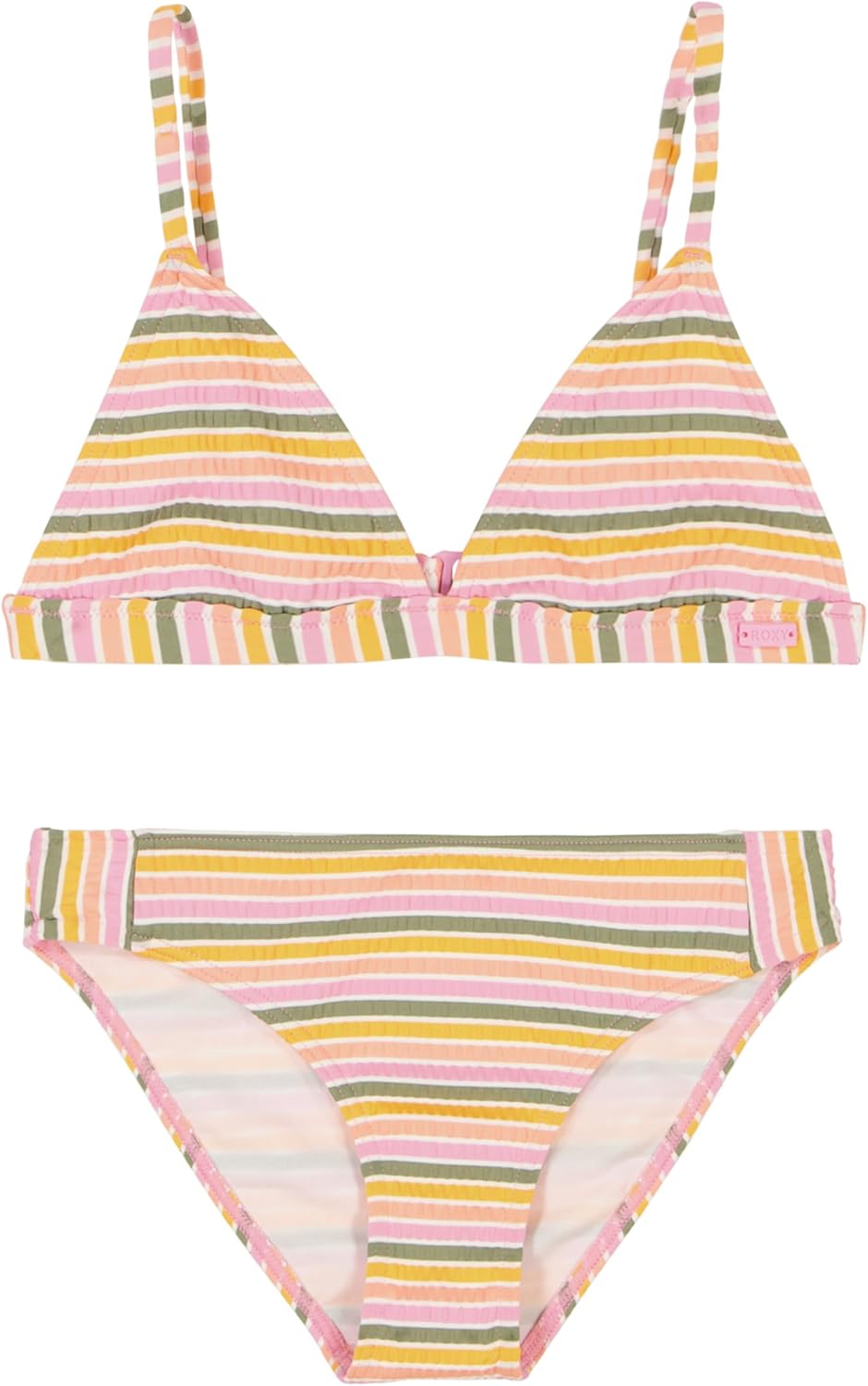 Roxy Girls' Two-Piece Bikini Swimsuit Set, UPF 50+ Sun Protection, Quick-Dry... - Picture 42 of 44