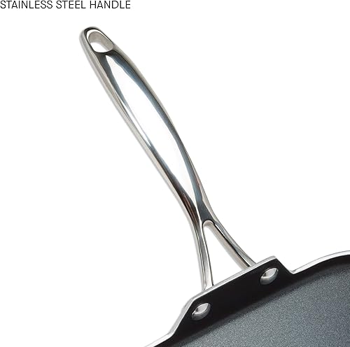 Miniatura 2 de Cooking Light Inspire - Sartén cuadrada antiadherente, plancha de 11 pulgadas, gris plomizo