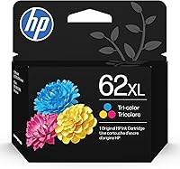 Vista 15 de HP Cartucho de tinta 62, negro XL y tricolor (negro XL + CMY)