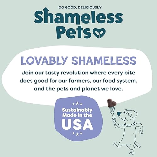 Vista 50 de Shameless Pets Golosinas suaves para perros, paquete variado de 5 unidades, masticables naturales y saludables para perros pequeños, medianos