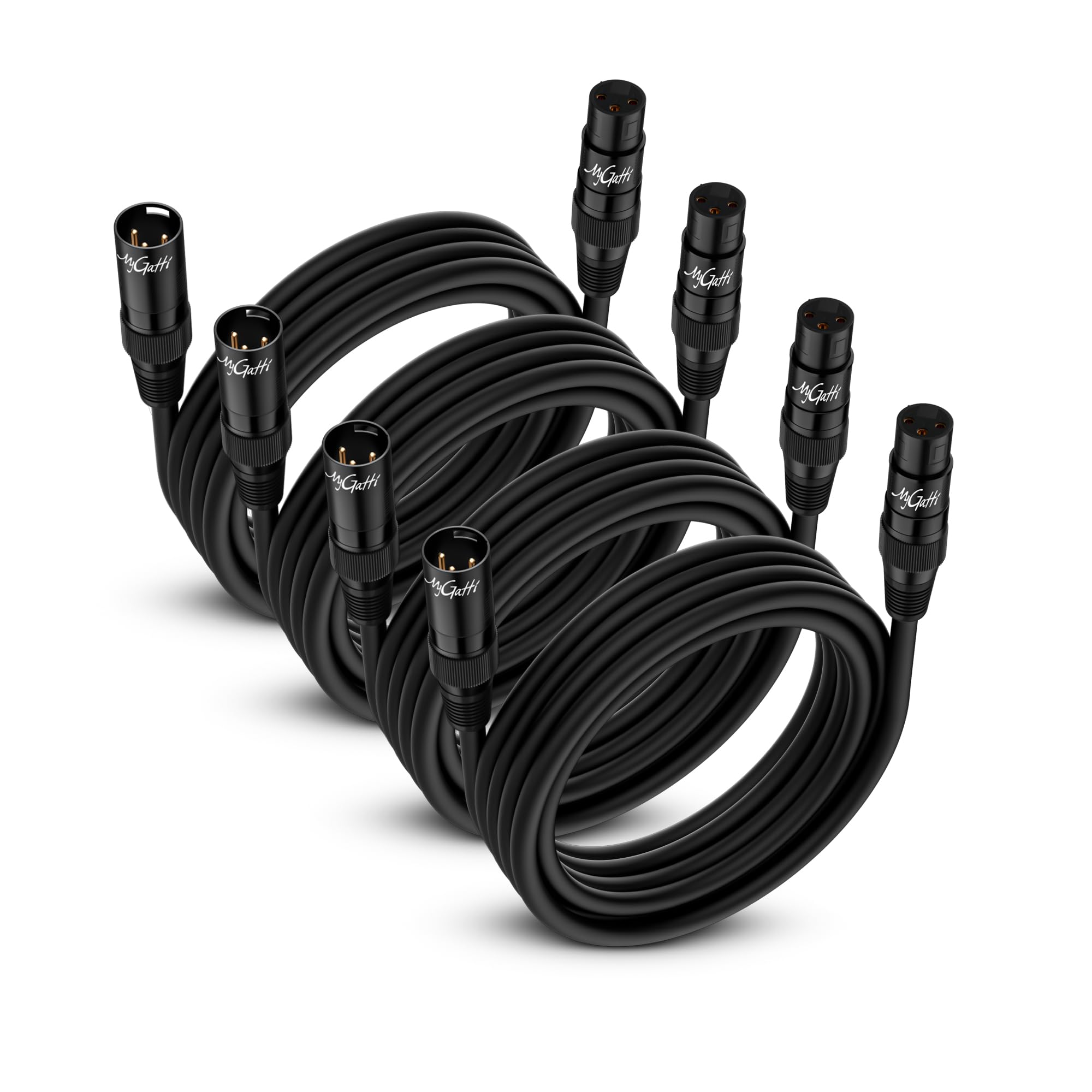 Câble microphone XLR mâle vers femelle anti-interférence double blindage OFC - 8