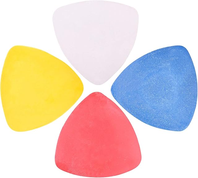 TUPARKA 4PCS Tailor's Chalk Triangle Fabric Marking Chalk for Sewing Marking Color Random