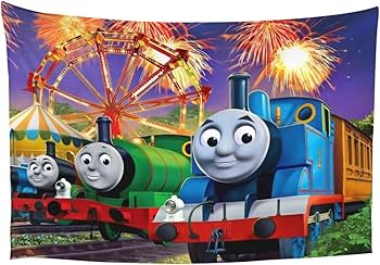 Amazon.co.jp: きかんしゃトーマス タペストリー 壁掛け 壁飾り 背景布