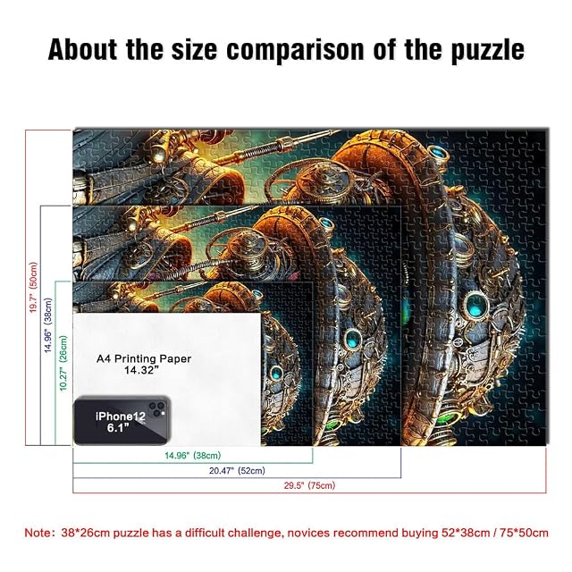 Foto 5 de 6 de Puzzles de 1000 Piezas para Adolescentes Semidiós tecnológico Matar el Tiempo en Vacaciones en casa…
