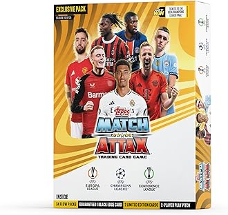 Topps UEFA Champions League Match Attax 24/25 Trading and Collectible Card Game ((Limited Edition Pack))