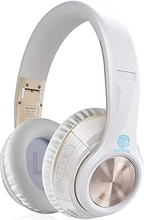 Riwbox TX8 Touch Control Bluetooth Headphones Over Ear Matte Finish Premium Wireless Foldable Headphones with Mic TF Card Slot for MobileTVPCHome Office White Riwbox TX8 Touch Control Bluetooth Headphones Over Ear Matte Finish Premium Wireless Foldable Headphones with Mic TF Card Slot for MobileTVPCHome Office White