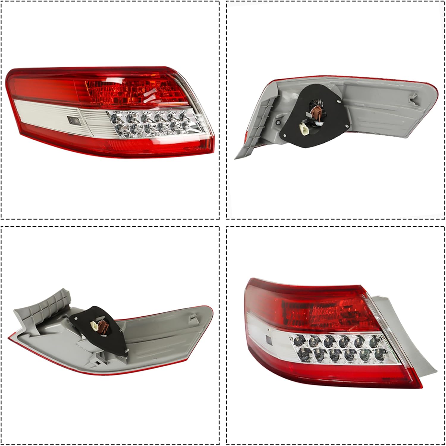 LH Driver Side Tail Light Replacement for Toyota Camry 2010-2011 Tail Lamp 8156006340 TO2804106