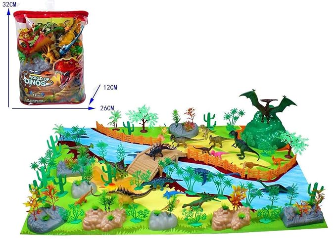 Vibgyor Vibes Animal Toy Figure (Multicolour)